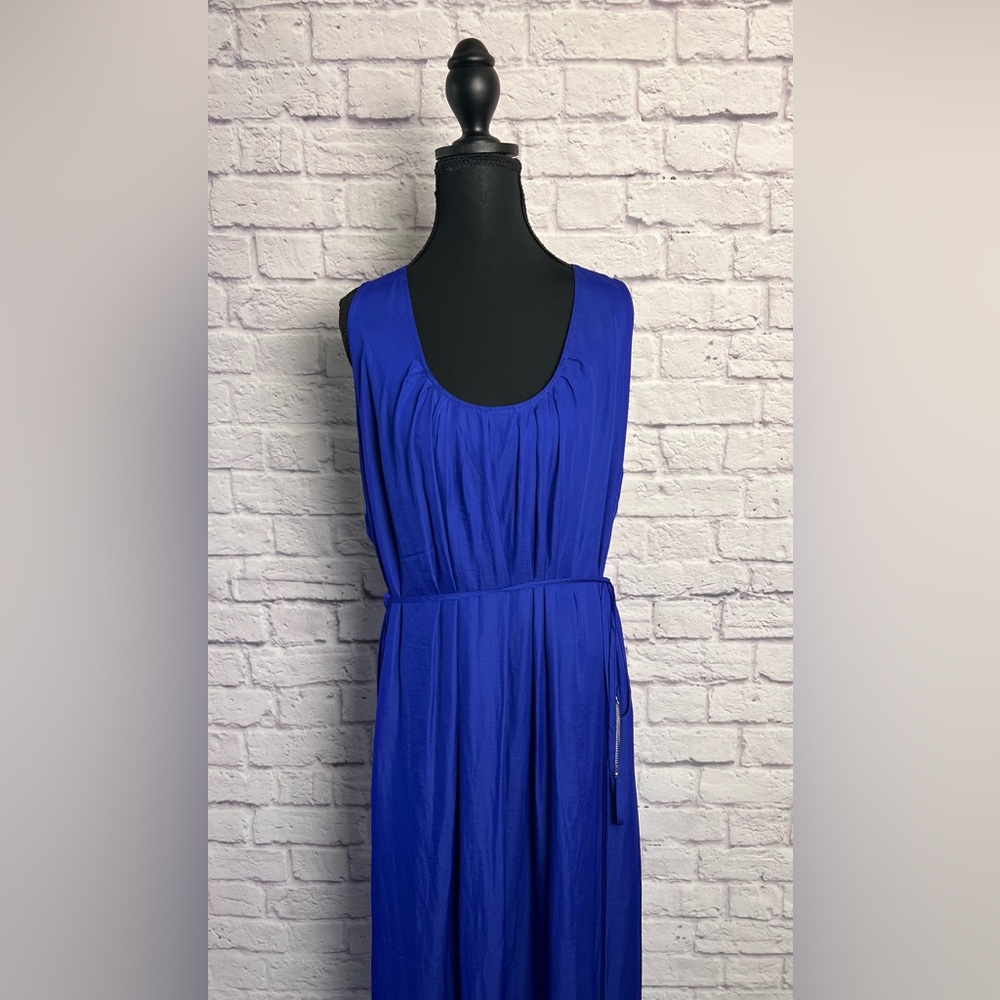 City Chic Maxi Dress w/Halter Top and Fabric Belt size 18